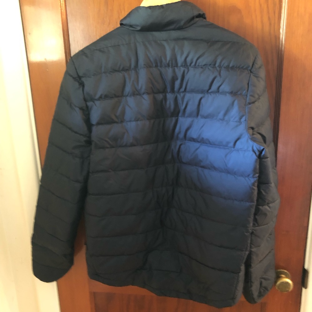 Mens small navy blue Champion brand jacket. Great condition. Minimal use